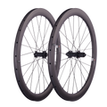 Set di ruote in carbonio con bloccaggio centrale, freni a disco a trazione diretta, larghezza 30 mm, copertoncino/tubeless da 35 mm/45 mm/50 mm, mozzo con cuscinetti in ceramica, 1423 raggi, perno passante 12x100/12x142 mm.