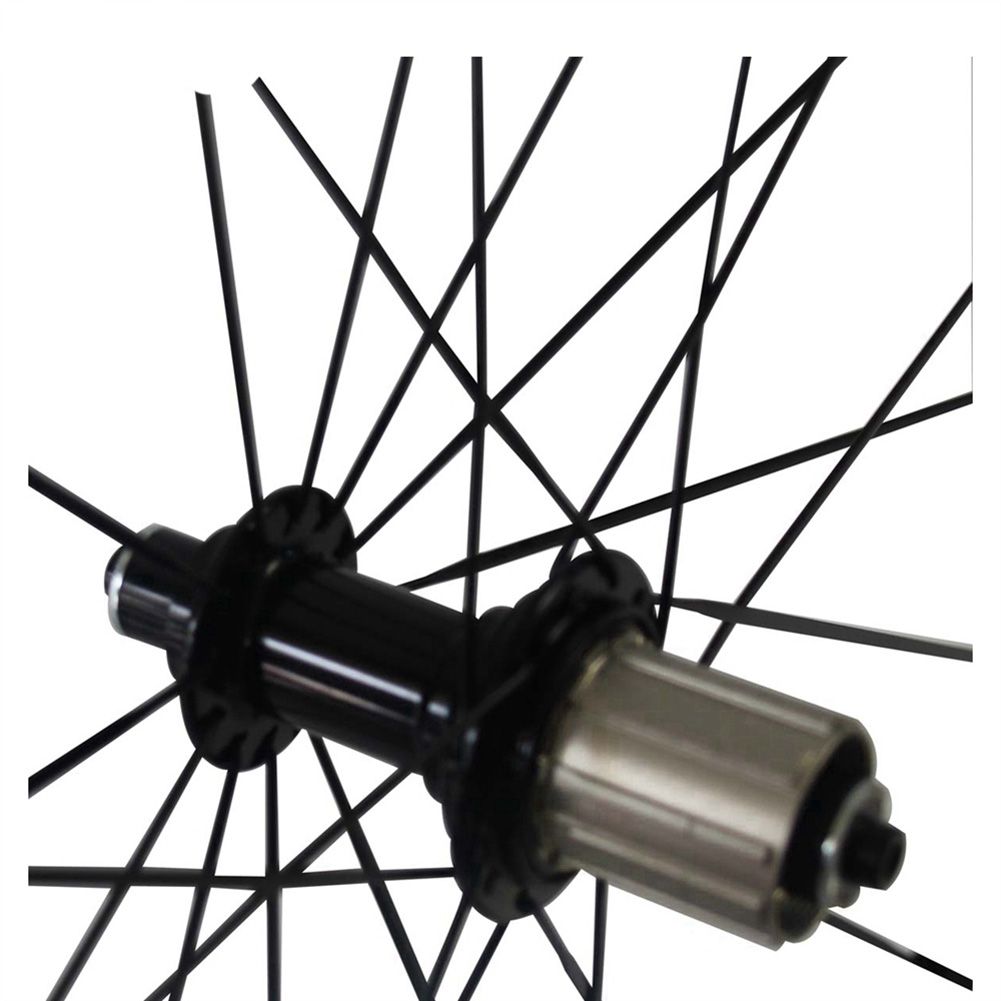 Free Shipping 23mm Width 38mm Clincher Carbon Bicycle Road Wheels Aluminium Braking Surface Powerway R13 hub