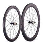Inventario Europa Juego de Ruedas de Carbono CSC para Bicicleta 25mm Ancho Perfil U 38mm 50mm 60mm Ruedas de Carretera de Carbono sin Cámara AS511SB FS522SB Buje de Tracción Directa Radios Pillar 1432