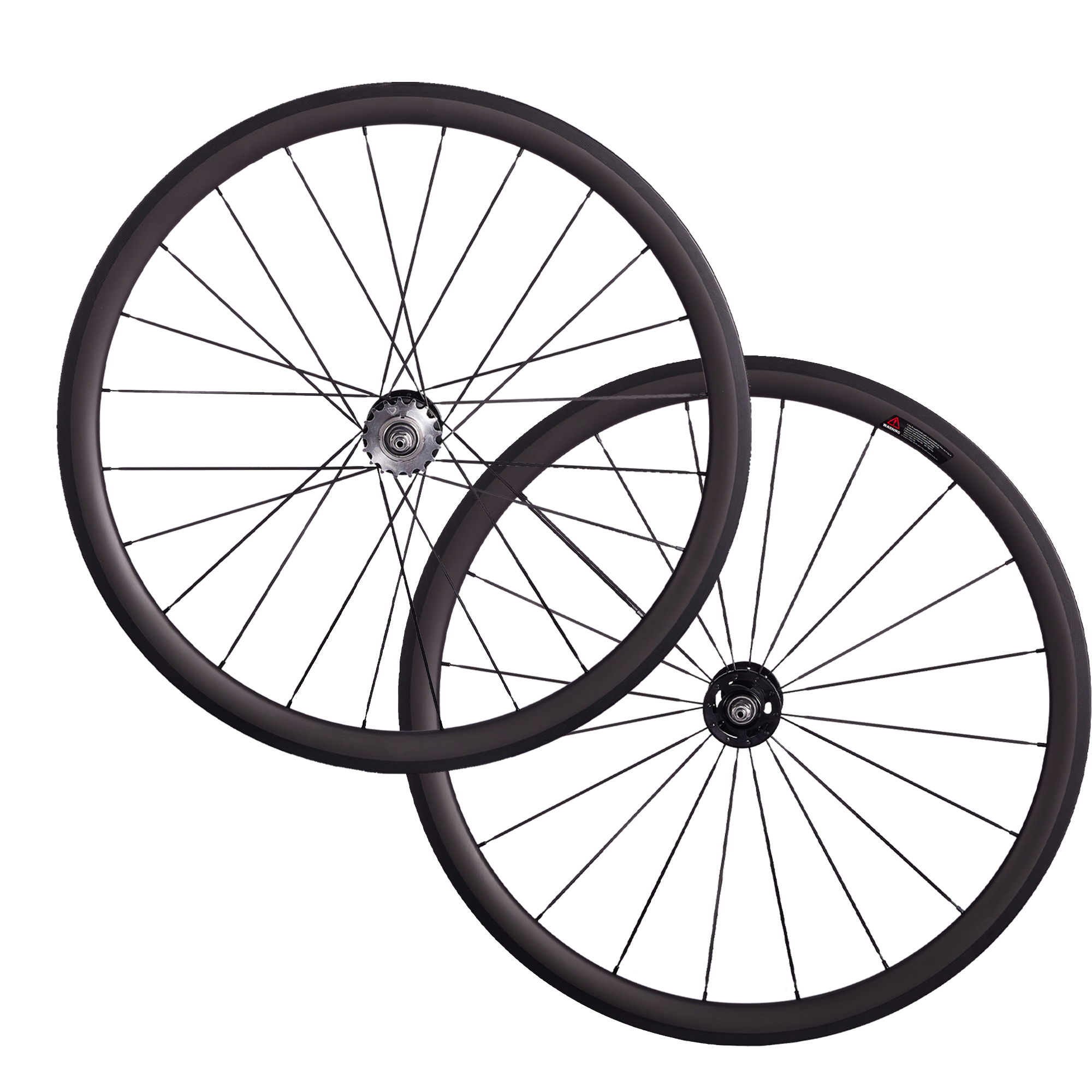 CSC 38mm 50mm 60mm 88mm Clincher Tubeless Carbon Fiber Track bike wheels Flip Flop Bicycle wheelset 25mm rim Width V Brake