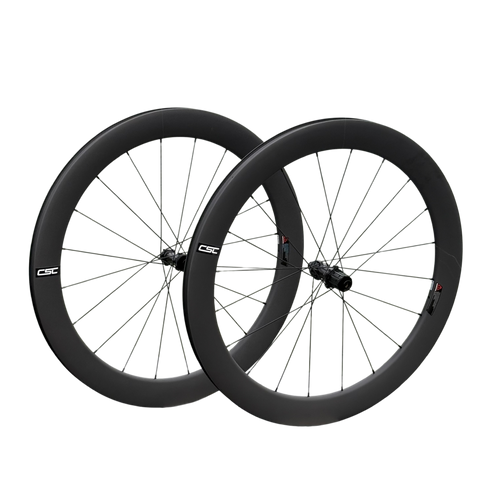 3K Brake Surface CSC Clincher Tubeless Carbon Fiber Road bike wheels 4 Pawls V Brake Hub 38mm 45mm 50mm 55mm 60mm Bicycle wheelset 28mm rim Width