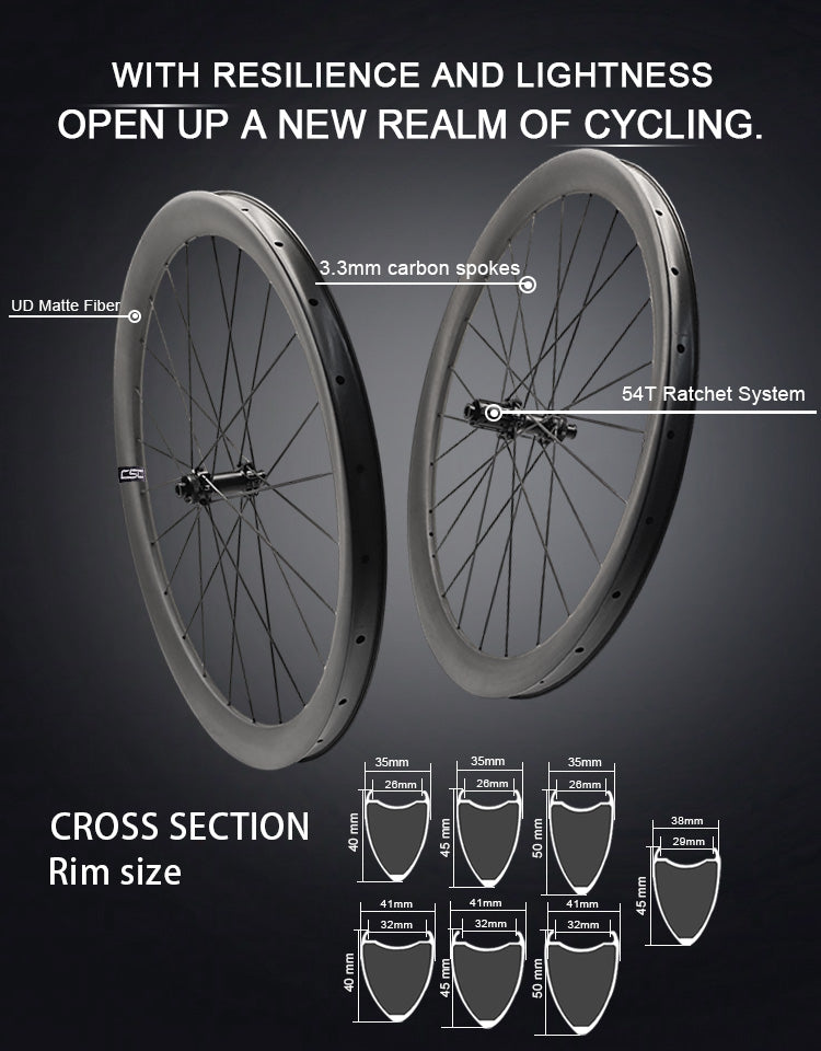 DLR 6.0 UCI 1235g 700C Disc Brake 40/45/50mm Ultralight Gravel Hooked Wheels 54T Ratchet Inner Rim Wide 26/29/32 3.3mm Carbon Spokes Wheels UD