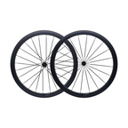 1180g Carbon spokes Rim Brake Hooked carbon Fiber wheels Basalt brake surface 54T Ratchet V Brake Clincher Tubeless 38mm 50mm Road bike Wheelset
