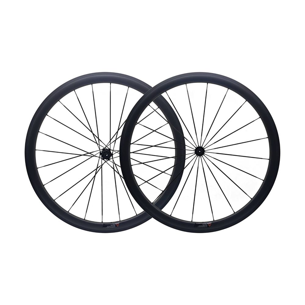 1180g Carbon spokes Rim Brake Hooked carbon Fiber wheels Basalt brake surface 54T Ratchet V Brake Clincher Tubeless 38mm 50mm Road bike Wheelset