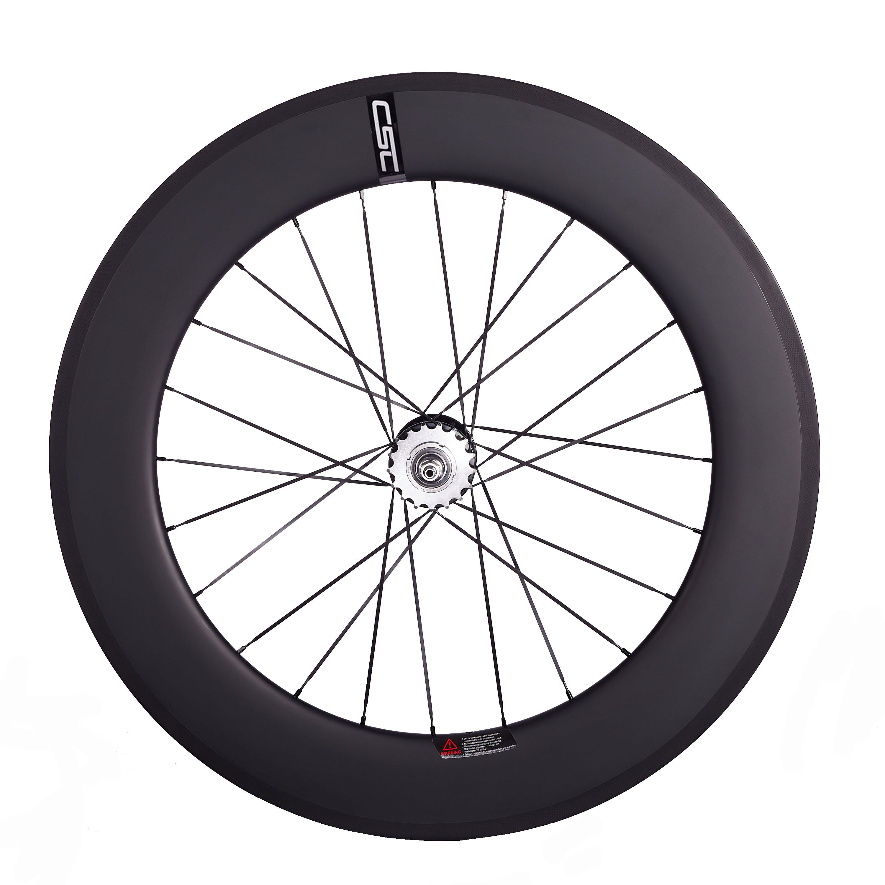 CSC 38mm 50mm 60mm 88mm Clincher Tubeless Carbon Fiber Track bike wheels Flip Flop Bicycle wheelset 25mm rim Width V Brake