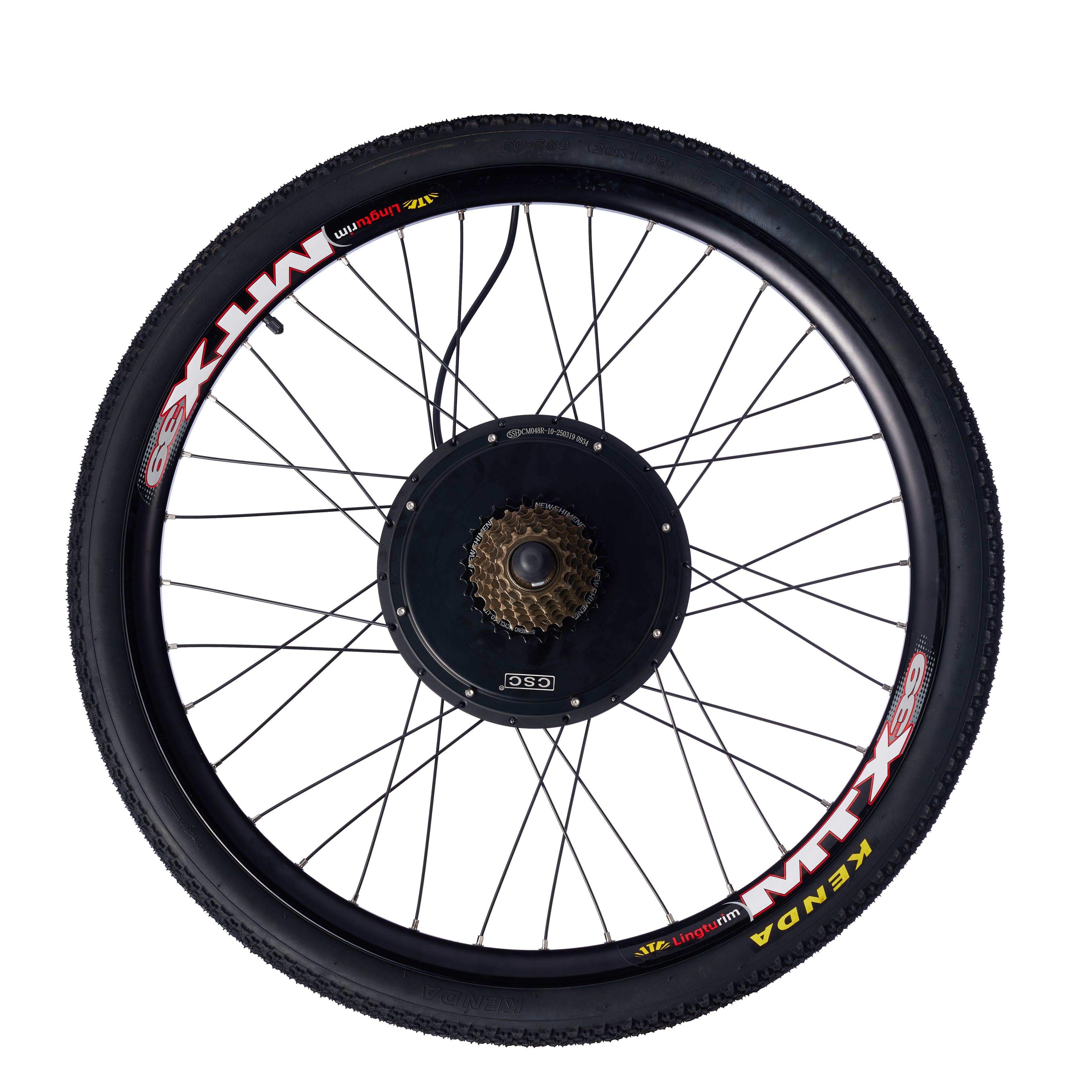 Envío desde Stock del Reino Unido Kit de Conversión para Bicicleta Eléctrica MTX 26" 27.5" 29" 48V 1000W 1500W Rueda de Motor Trasera para Ebike con Batería