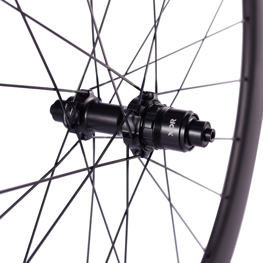 DLR 3.0 Hooked 30mm depth CSC Ultra Light Bicycle Carbon Disc Brake Hooked Wheels 54T Ratchet Hub 35mm 38mm 45mm 50mm Tubeless Center Lock carbon bike wheelset for 700C Gravel Bike