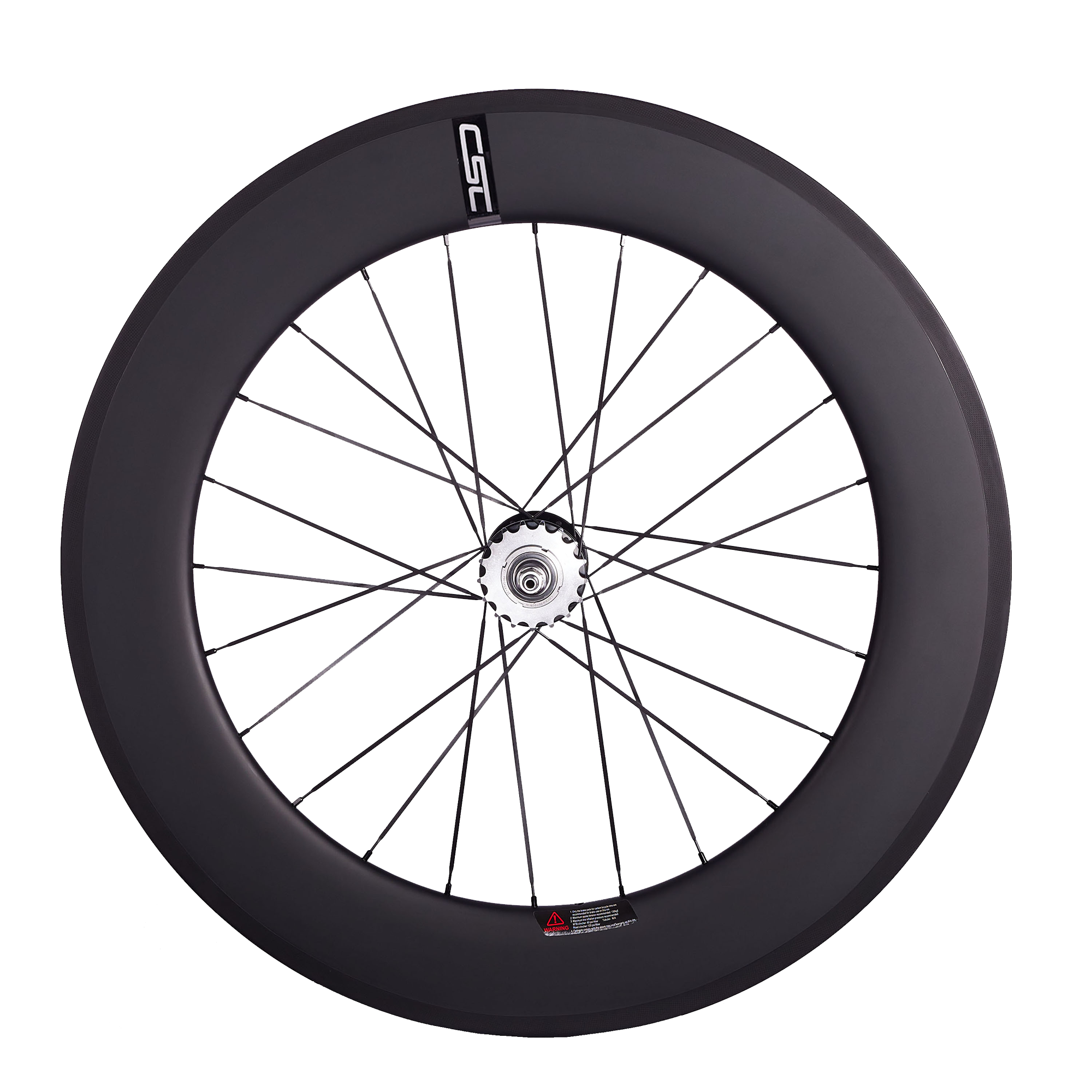 CSC 38mm 50mm 60mm 88mm Clincher Tubeless Carbon Fiber Track bike wheels Flip Flop Bicycle wheelset 25mm rim Width V Brake