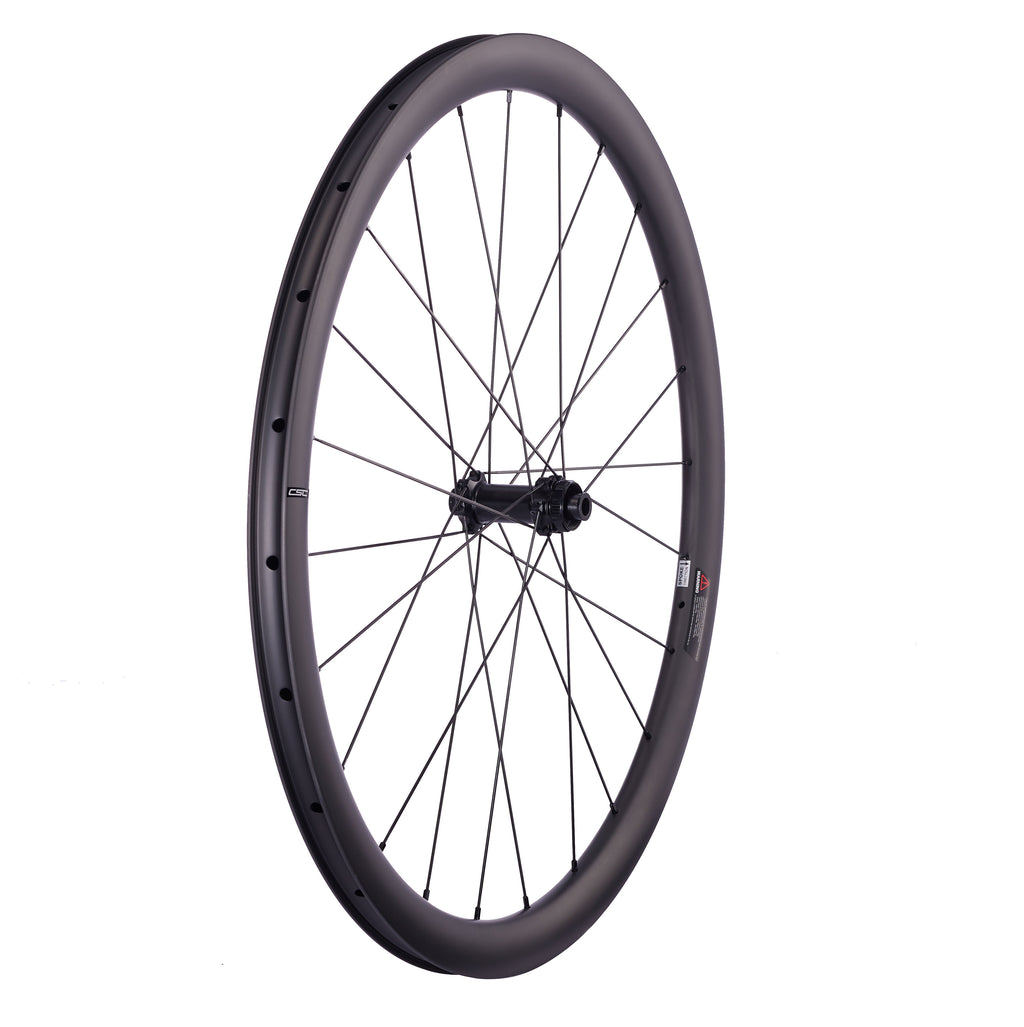 Ruedas de carbono para bicicleta de ciclocross con freno de disco Center Lock o 6 pernos rectos, ancho de 30 mm, llanta Clincher Tubeless de 35 mm/45 mm/50 mm, rodamientos de cerámica, radios Sapim CX-Ray y eje pasante 12x100/12x142 mm.
