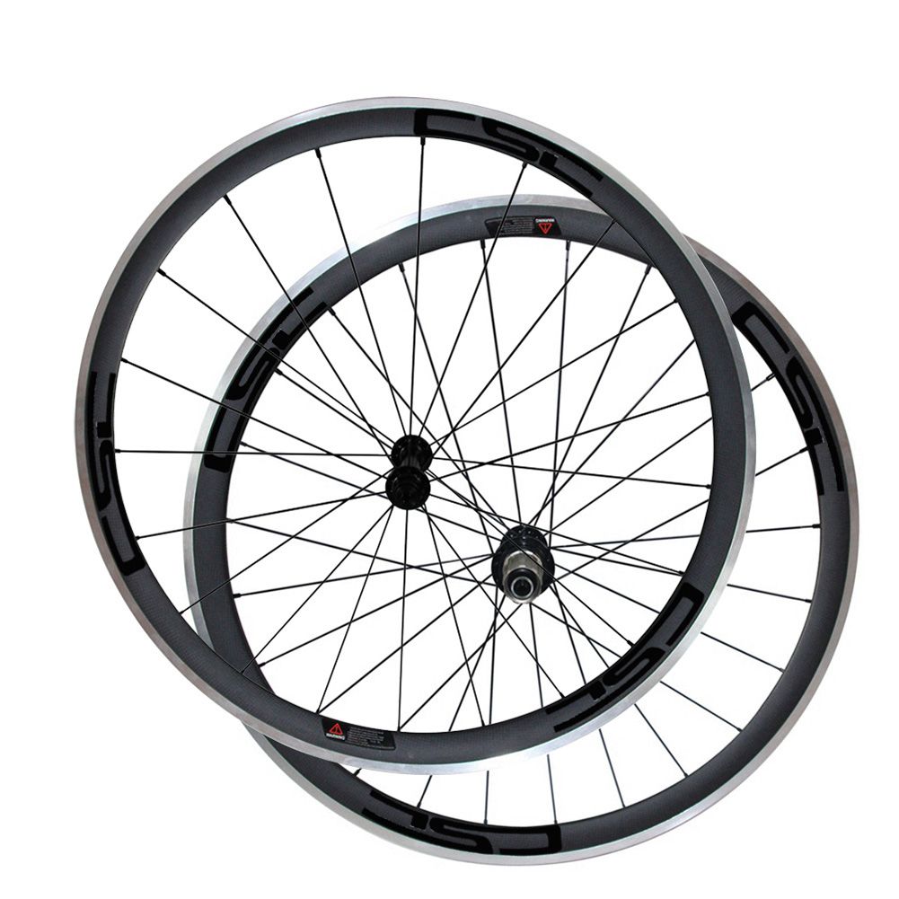 Free Shipping 23mm Width 38mm Clincher Carbon Bicycle Road Wheels Aluminium Braking Surface Powerway R13 hub