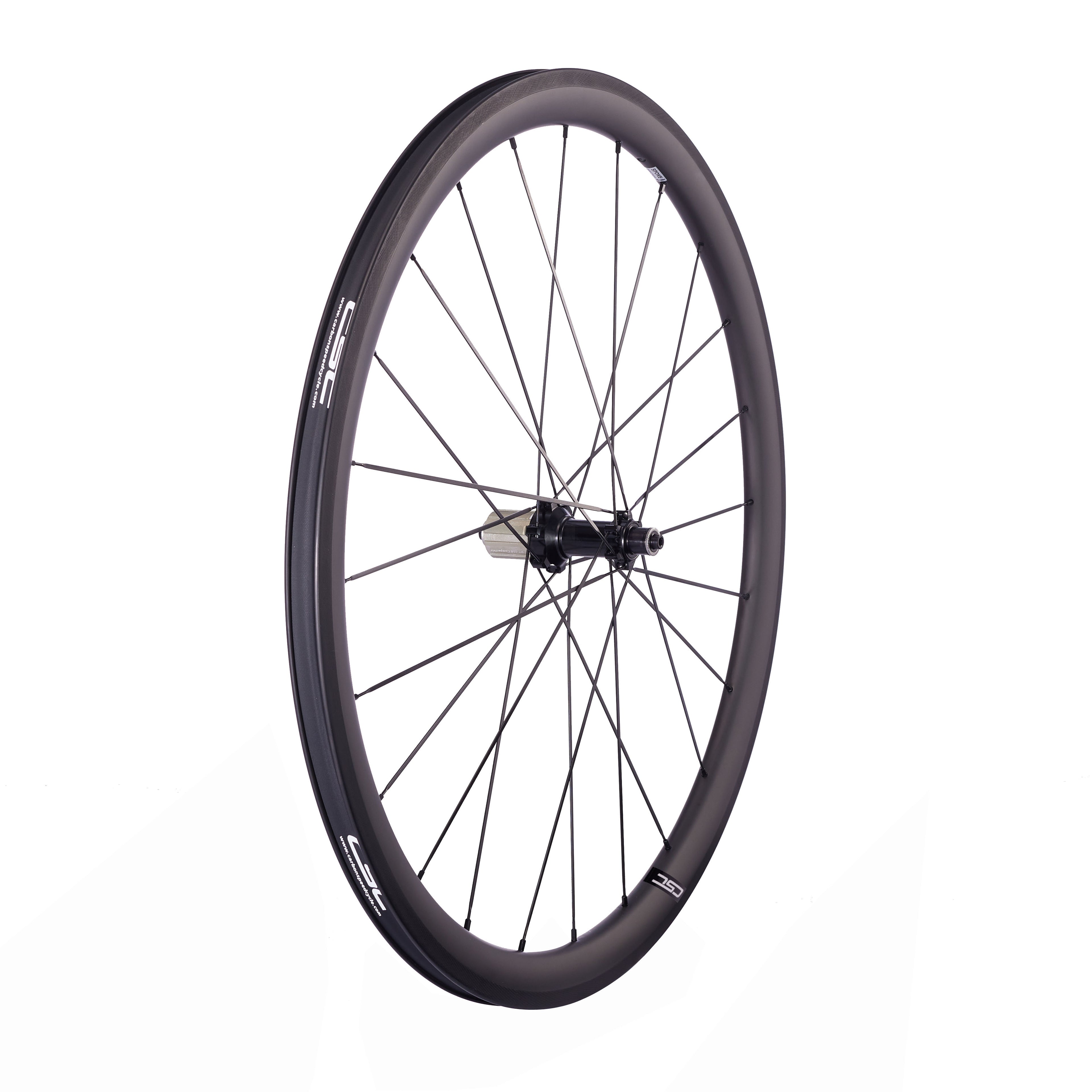 Europe Inventory CSC Carbon bike wheelset 25mm Wide U Shape 38mm 50mm 60mm Tubeless Carbon Bicyle Road Wheels AS511SB FS522SB Straight Pull hub Pillar 1432 Spokes