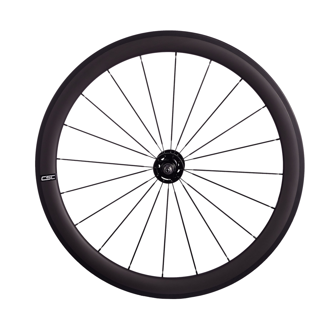 CSC 38mm 50mm 60mm 88mm Clincher Tubeless Carbon Fiber Track bike wheels Flip Flop Bicycle wheelset 25mm rim Width V Brake
