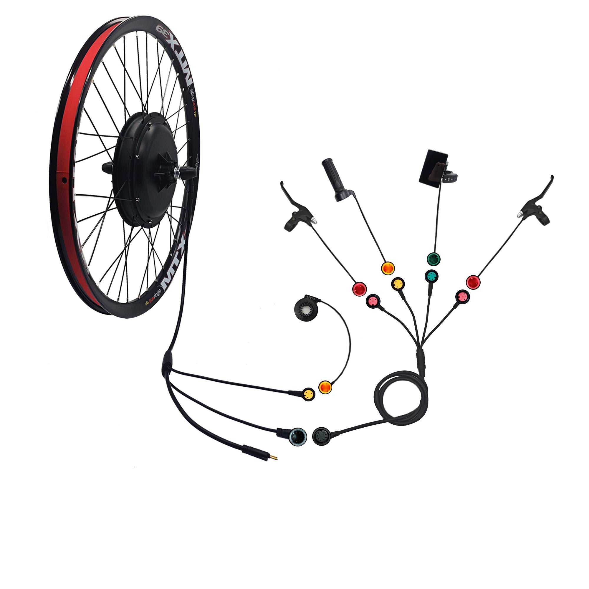 2026 Electric Bicycle Wheel Conversion Kit (Integrated Controller), 27.5–29" / 700C, 48V 1000W/1500W — Shipping from the UK.