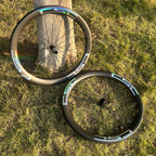 DLR 2.0 UCI 700C Carbon Fiber Gravel/Road Wheelset (Ships from UK Warehouse) — Disc Brake, 50mm Rim Depth, 32mm Internal Width, Clincher/Tubeless Compatible, 12mm Thru-Axle, 36T Ratchet Hub