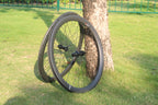 European warehouse center lock direct-pull disc brake carbon wheelset 30mm width 35mm/45mm/50mm clincher/tubeless carbon fiber mountain bike wheelset ceramic bearing hub 1423 spokes 12x100/12x142mm thru-axle