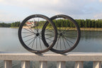 EU Stock | 1150g Carbon Spokes 30mm width 35/40/50mm Tubeless Carbon Wheelset 54T Ratchet Hub For 700C Gravel Bikes