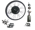 48V Electric Bike Kit Brushless Hub Motor Rear Snow Wheel 20 24 26 inch 750W 1000W 1500W 4.0 Tyre Fat Bicycle Conversion Kit