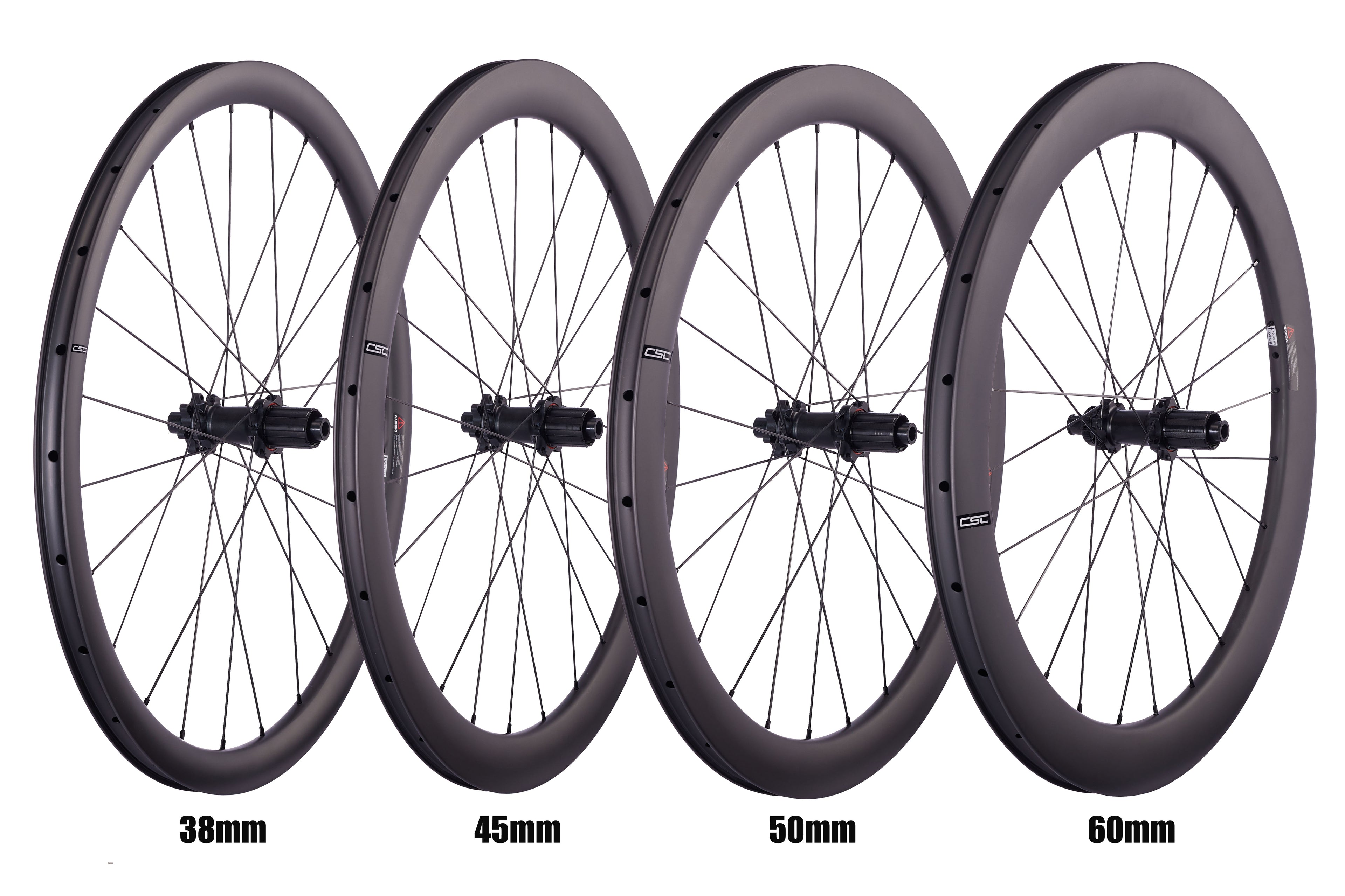 Ruedas de carbono para bicicleta de ciclocross con freno de disco Center Lock o 6 pernos rectos, ancho de 30 mm, llanta Clincher Tubeless de 35 mm/45 mm/50 mm, rodamientos de cerámica, radios Sapim CX-Ray y eje pasante 12x100/12x142 mm.