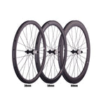 Inventaire Europe Roues de vélo de route en fibre de carbone Hooked CSC R13 moyeu Largeur 25mm Profil en U 38mm, 50mm, 60mm Clincher Tubeless jantes carbone pour freins à patins